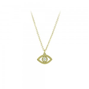 Necklace Yellow gold K14 with Diamond Code 008498