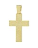 Women’s cross Yellow gold K14 with semiprecious crystals Code 008663