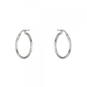 Earring rings White gold K14 Code 008785