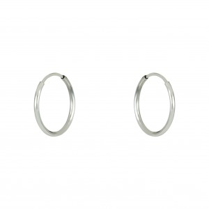 Earring rings White gold K14 Code 008867