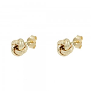 Earrings Yellow gold K14 Code 008906