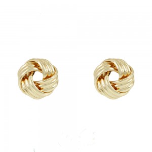Earrings Yellow gold K14 Code 008907