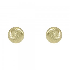 Earrings Ball shape Yellow gold K14 Code 008908