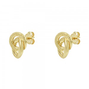 Earrings Yellow gold K14 Code 008910