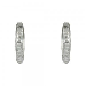 Earring rings White gold K14 Code 009389