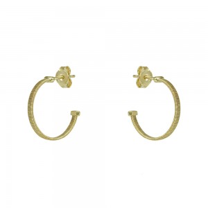 Earring rings Yellow gold K14 Code 010501