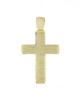 Women’s cross Yellow gold K14 with semiprecious crystals Code 010668