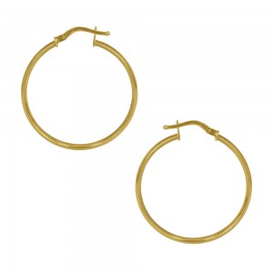 Earring rings Yellow gold K14 Code 011283
