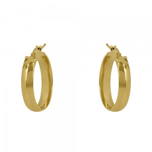 Earring rings Yellow gold K14 Code 011285