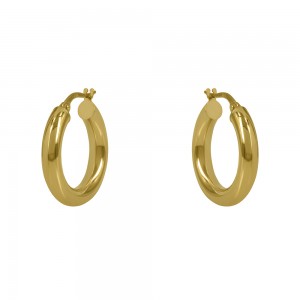 Earring rings Yellow gold K14 Code 011286