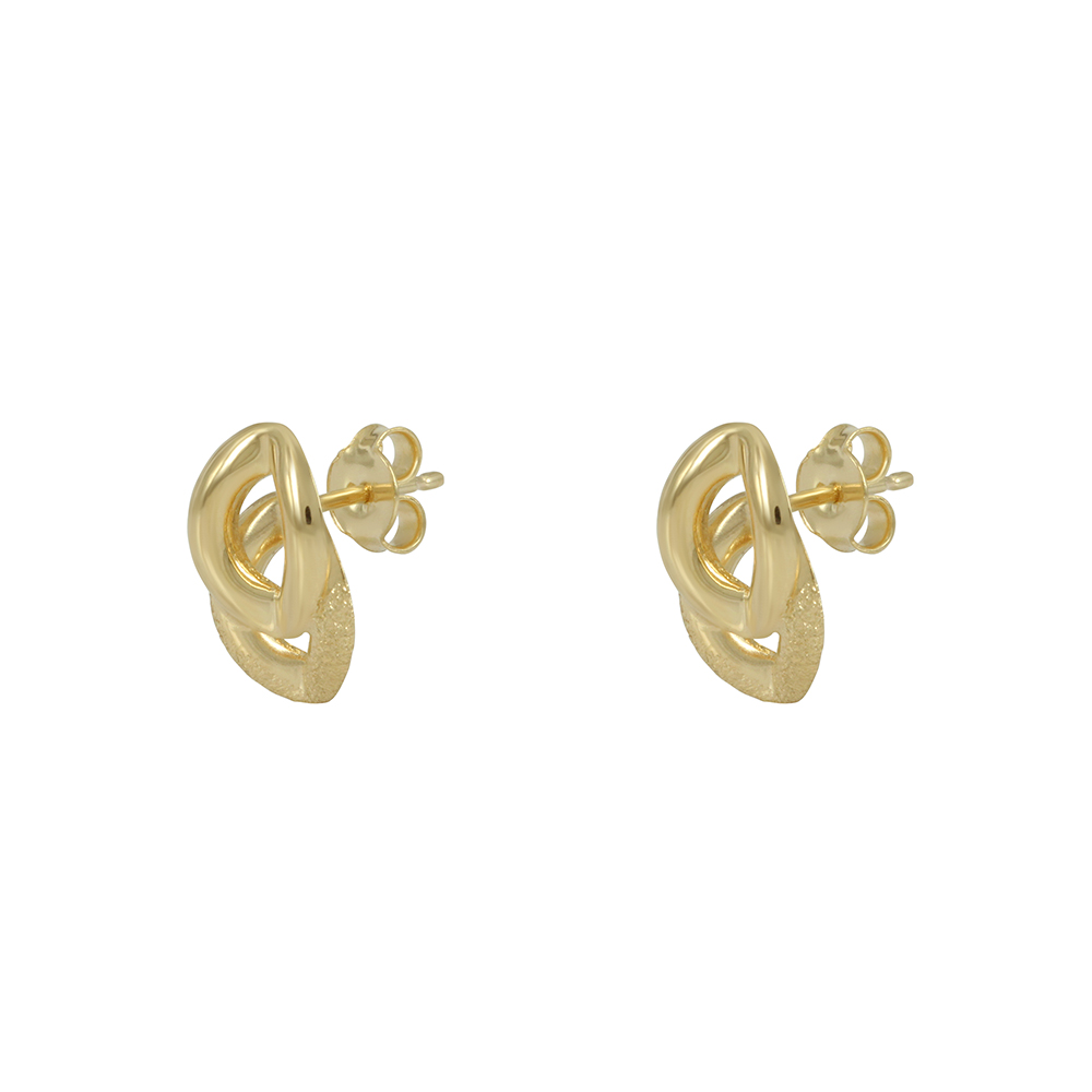 Earrings Yellow gold K14 Code 011458