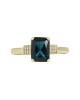 Ring Yellow gold K14 with semiprecious stones Code 011552