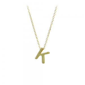 Necklace Monogram Yellow gold K14 Code 011621