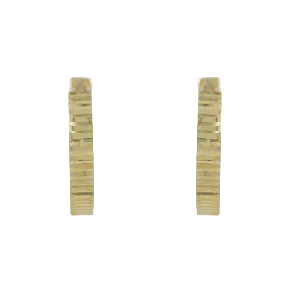 Earring rings Yellow gold K14 Code 011753