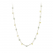 Necklace Yellow gold  K14 with pearls Code 011775
