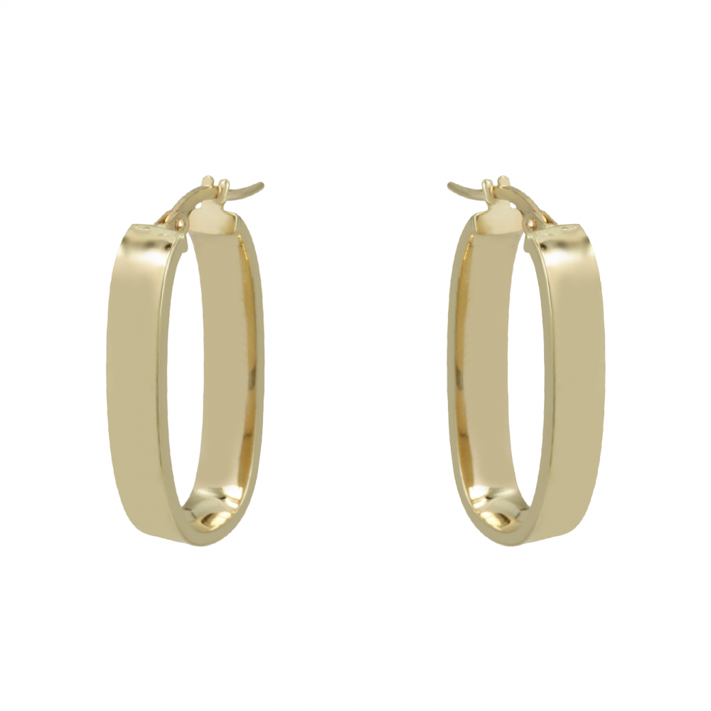 Earring rings Yellow gold K14 Code 011799