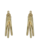 Earring rings Yellow gold K14 Code 011800