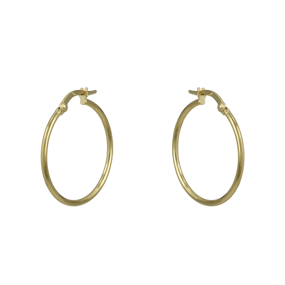 Earring rings Yellow gold K14 Code 011802