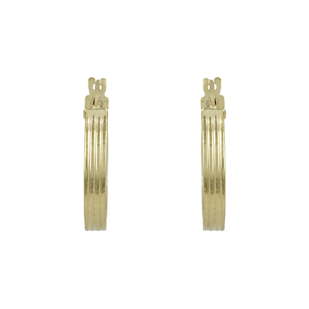 Earring rings Yellow gold K14 Code 011808