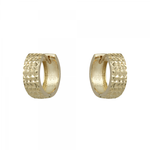 Earring rings Yellow gold K14 Code 011810