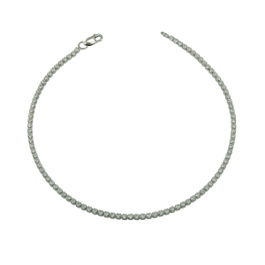 Bracelet Riviera White gold K14 with semiprecious stones Code 011882