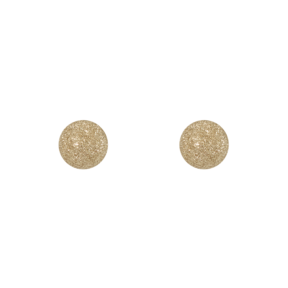 Σκουλαρίκια Μπίλιες Κίτρινος χρυσός Κ14 Κωδικός 011884