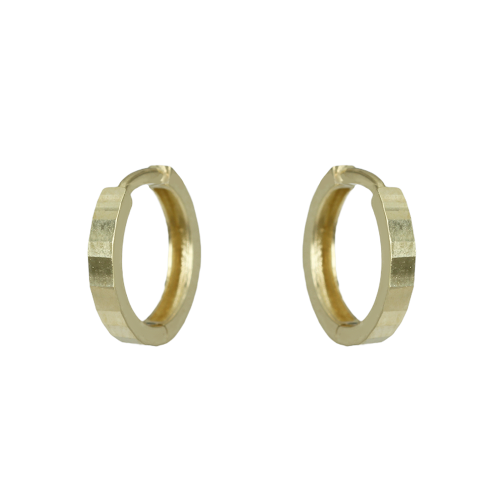 Earring rings Yellow gold K14 Code 011894