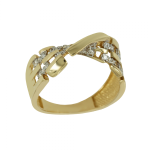 Ring Yellow gold K14 Code 011898
