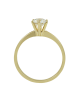 Μονόπετρο δαχτυλίδι Κίτρινος χρυσός Κ14 με ημιπολύτιμη πέτρα Κωδικός 011962