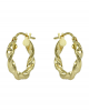 Earring rings Yellow gold K14 Code 012053