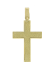 Γυναικείος σταυρός Κίτρινος χρυσός Κ14 με ημιπολύτιμες πέτρες Κωδικός 012186