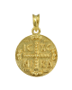 Christian pendant Yellow gold K14 Code 012196