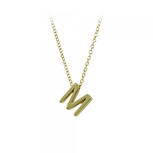 Necklace Monogram Yellow gold K14 Code 012204