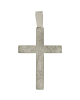 Αντρικός σταυρός Λευκός χρυσός K14 Κωδικός 012379