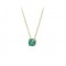 Necklace Yellow gold K14 with semiprecious stone Code 012420