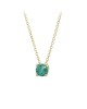Necklace Yellow gold K14 with semiprecious stone Code 012420