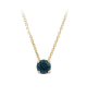 Necklace Yellow gold K14 with semiprecious stone Code 012421