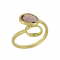 Ring Yellow gold K14 with Amethyst Code 012882