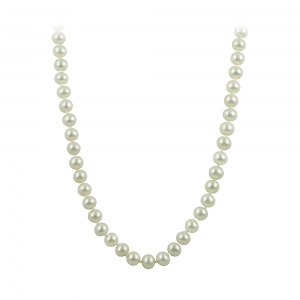 Necklace Yellow gold K14 with pearls Code 012971