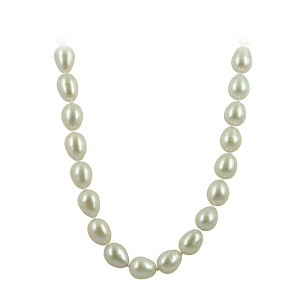Necklace Yellow gold K14 with Long pearls Code 012974