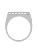Δαχτυλίδι Σειρέ Λευκός χρυσός Κ14 με ημιπολύτιμες πέτρες Κωδικός 013011