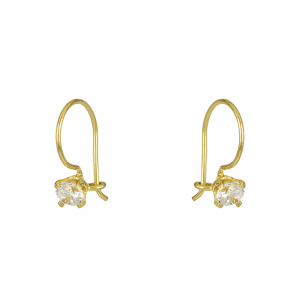 Earrings  Yellow gold K14 Code 013025