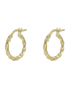 Earring rings Yellow gold K14 Code 013049