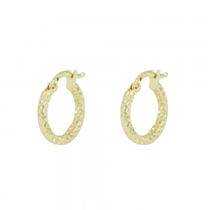 Earring rings Yellow gold K14 Code 013052