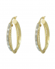 Earring rings Yellow gold K14 Code 013060