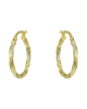 Earring rings Yellow gold K14 Code 013062