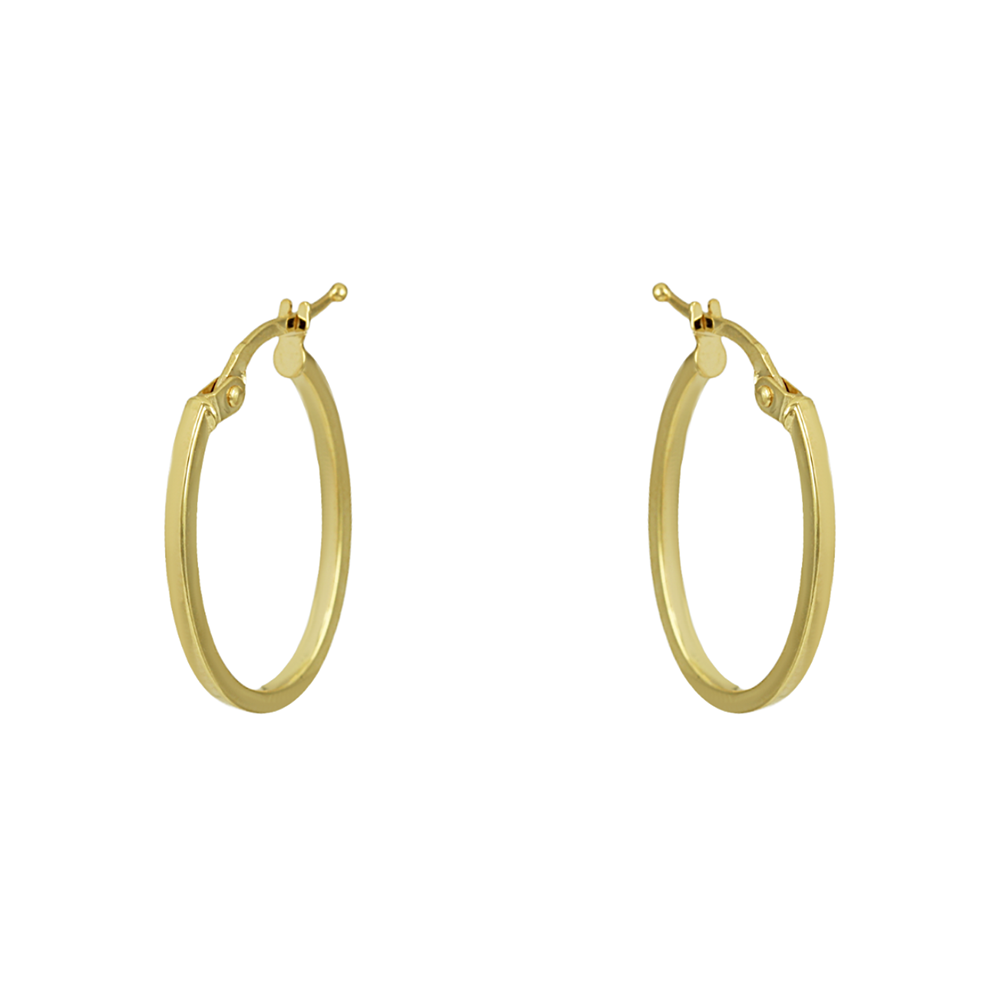 Earring rings Yellow gold K14 Code 013067