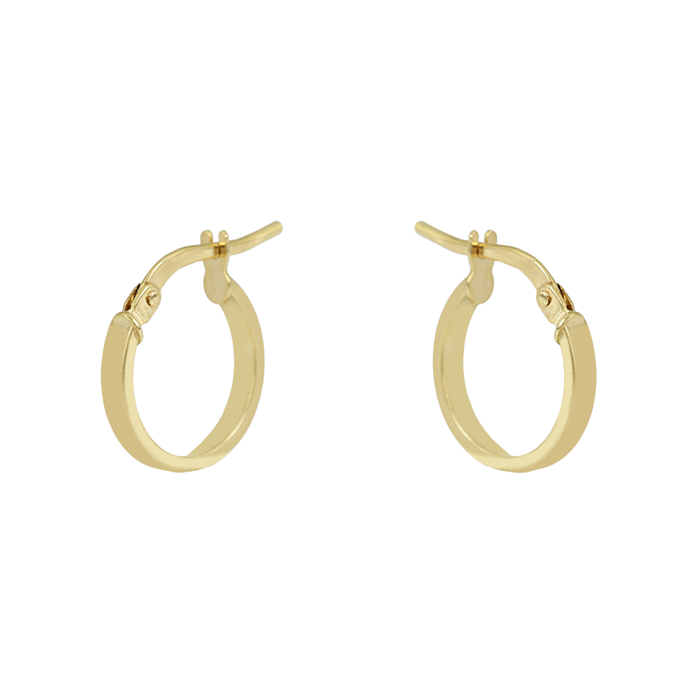 Earring rings Yellow gold K14 Code 013069