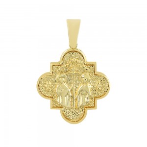 Κωνσταντινάτο Κίτρινος χρυσός K14 με ημιπολύτιμες πέτρες Κωδικός 013506