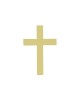 Αντρικός σταυρός Κίτρινος χρυσός K14 Aneli collection Κωδικός 013848